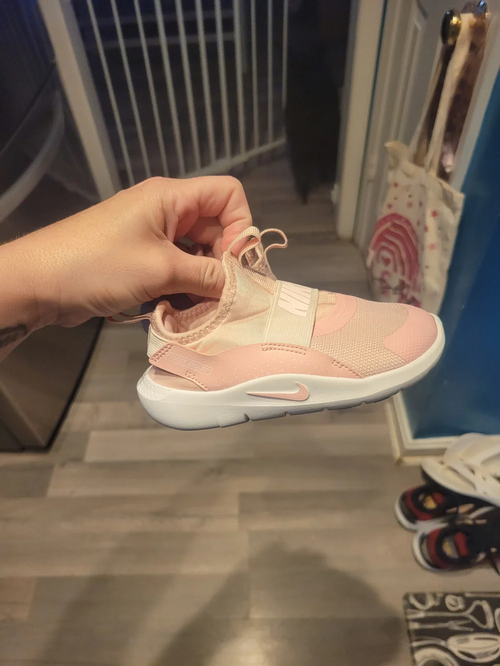 Nike Kids Pink Slip-On Athletic Shoes Size 9c Toddlers